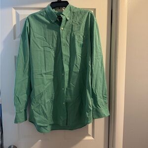 Men's Green Button-Down Shirt